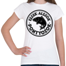 PRINTFASHION EszekAlszokPontyozok-01 - Női póló - Fehér női póló