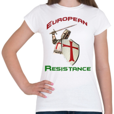 PRINTFASHION European Resistance - Női póló - Fehér