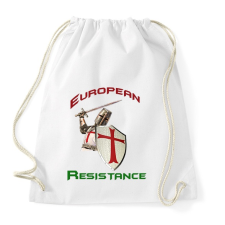 PRINTFASHION European Resistance - Sportzsák, Tornazsák - Fehér tornazsák