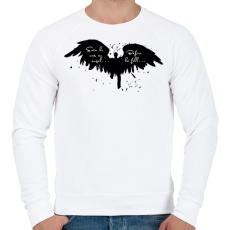 PRINTFASHION Even he was..  - Férfi pulóver - Fehér