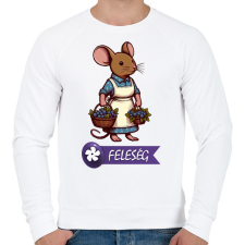 PRINTFASHION Everdell feleség - Férfi pulóver - Fehér férfi pulóver, kardigán