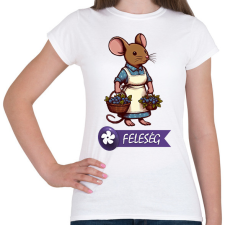 PRINTFASHION Everdell feleség - Női póló - Fehér női póló