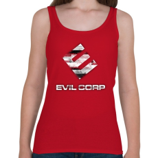 PRINTFASHION Evil Corp Glitch - Női atléta - Cseresznyepiros