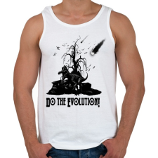 PRINTFASHION evolution - Férfi atléta - Fehér atléta, trikó