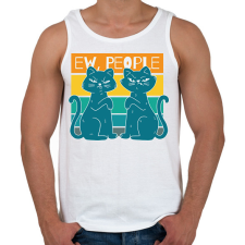 PRINTFASHION Ew people - Férfi atléta - Fehér atléta, trikó