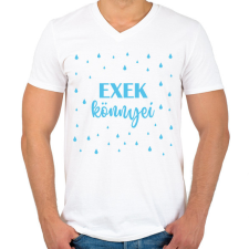 PRINTFASHION Exek könnyei - Bögre - Férfi V-nyakú póló - Fehér férfi póló
