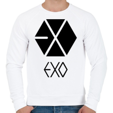 PRINTFASHION exo logo - Férfi pulóver - Fehér