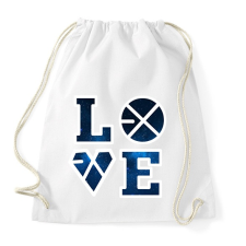 PRINTFASHION Exo Love - Sportzsák, Tornazsák - Fehér tornazsák