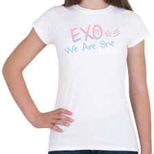 PRINTFASHION Exo: We are one! - Női póló - Fehér női póló