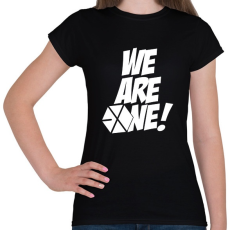 PRINTFASHION Exo: We are one! - Női póló - Fekete
