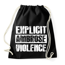 PRINTFASHION Explicit violence - Sportzsák, Tornazsák - Fekete tornazsák