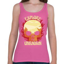 PRINTFASHION Explore - fedezd fel az ismeretlent - Női atléta - Rózsaszín női trikó