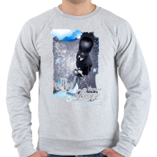PRINTFASHION EXPRESS LOVE - Férfi pulóver - Sport szürke férfi pulóver, kardigán
