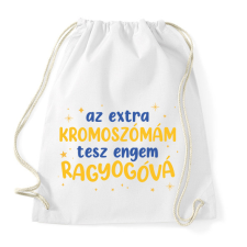 PRINTFASHION Extra kromoszóma - Sportzsák, Tornazsák - Fehér tornazsák