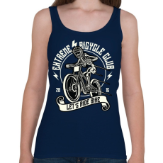 PRINTFASHION Extrém bringás - Női atléta - Sötétkék