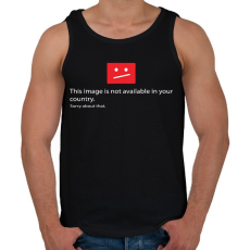PRINTFASHION Ez a kép nem elérhető - Férfi atléta - Fekete