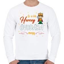 PRINTFASHION Ez a kis herceg - Férfi pulóver - Fehér férfi pulóver, kardigán