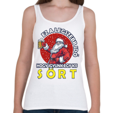 PRINTFASHION Ez a legszebb idő - Női atléta - Fehér