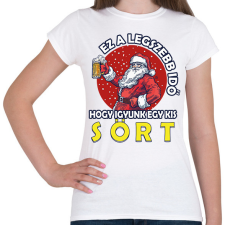 PRINTFASHION Ez a legszebb idő - Női póló - Fehér női póló