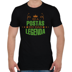 PRINTFASHION Ez a postás - Férfi póló - Fekete