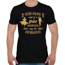PRINTFASHION Ez a srác megmutatja - Néptánc - Férfi póló - Fekete