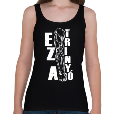 PRINTFASHION Ez a trinyó - Női atléta - Fekete