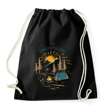 PRINTFASHION Ez a túrázós felsőm - Sportzsák, Tornazsák - Fekete tornazsák