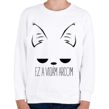 PRINTFASHION Ez a vidám arcom 2 - Gyerek pulóver - Fehér gyerek pulóver, kardigán