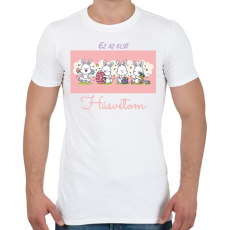 PRINTFASHION Ez az első Húsvétom - kislány - Férfi póló - Fehér