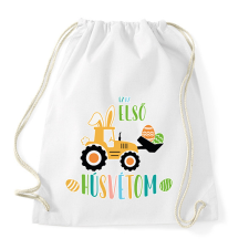 PRINTFASHION Ez az első húsvétom - Sportzsák, Tornazsák - Fehér tornazsák