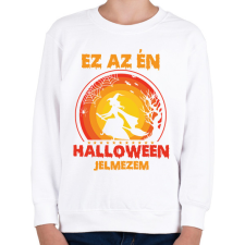 PRINTFASHION Ez az én halloween jelmezem - Gyerek pulóver - Fehér gyerek pulóver, kardigán