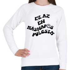 PRINTFASHION Ez az én másnapos pulcsim - Női pulóver - Fehér női pulóver, kardigán