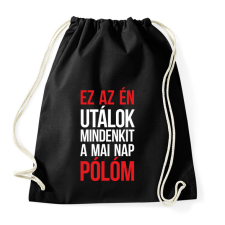 PRINTFASHION Ez az én pólóm - fehér - Sportzsák, Tornazsák - Fekete tornazsák