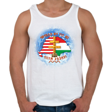 PRINTFASHION Ez itt az őshaza - Férfi atléta - Fehér atléta, trikó