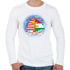 PRINTFASHION Ez itt az őshaza - Férfi hosszú ujjú póló - Fehér férfi póló