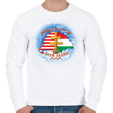 PRINTFASHION Ez itt az őshaza - Férfi pulóver - Fehér férfi pulóver, kardigán