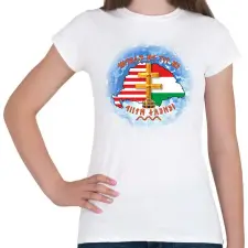 PRINTFASHION Ez itt az őshaza - Női póló - Fehér női póló