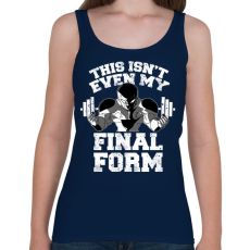 PRINTFASHION Ez még nem a végső formám - Női atléta - Sötétkék