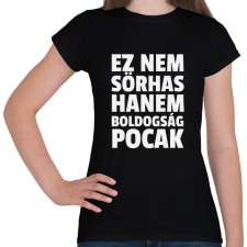 PRINTFASHION Ez nem sörhas - Női póló - Fekete női póló