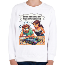 PRINTFASHION Ez nem veszekedés! - Gyerek pulóver - Fehér gyerek pulóver, kardigán