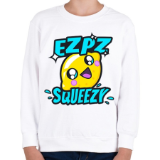 PRINTFASHION Ez Pz Lemon Squeezy - Gyerek pulóver - Fehér gyerek pulóver, kardigán