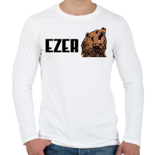PRINTFASHION Ezer bocs - Férfi hosszú ujjú póló - Fehér férfi póló