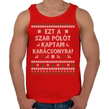 PRINTFASHION Ezt a SZ@R pólót... - Férfi atléta - Piros atléta, trikó