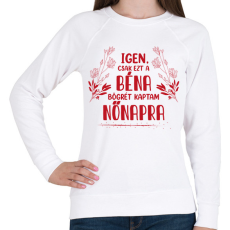 PRINTFASHION Ezt kaptam nőnapra - Női pulóver - Fehér