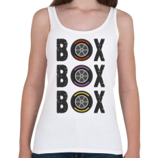 PRINTFASHION F1 Box - Női atléta - Fehér