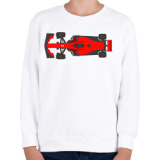 PRINTFASHION F1 Ferrari - Gyerek pulóver - Fehér