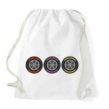 PRINTFASHION F1 gumik - Sportzsák, Tornazsák - Fehér tornazsák
