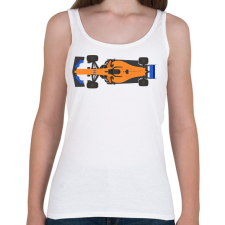 PRINTFASHION F1 McLaren - Női atléta - Fehér női trikó