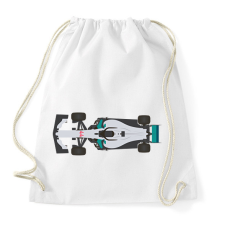 PRINTFASHION F1 Mercedes - Sportzsák, Tornazsák - Fehér tornazsák