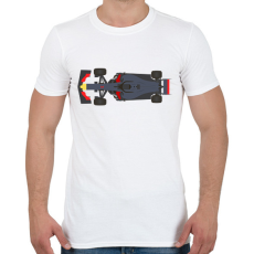 PRINTFASHION F1 Red Bull - Férfi póló - Fehér